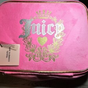 Juicy Couture travel cosmetic case bag